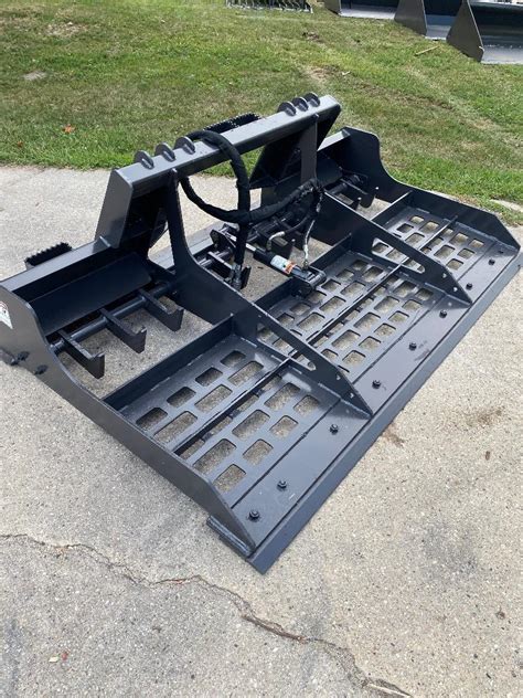 mini skid land leveler|driveway leveler for skid steer.